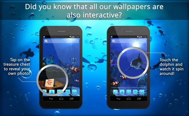 UR 3D Ocean Dolphin Live Theme android App screenshot 5